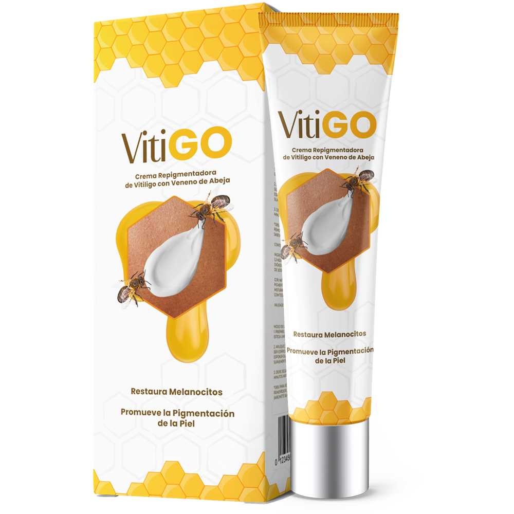 VitiGO Crema Repigmentadora de Vitiligo con Veneno de Abeja