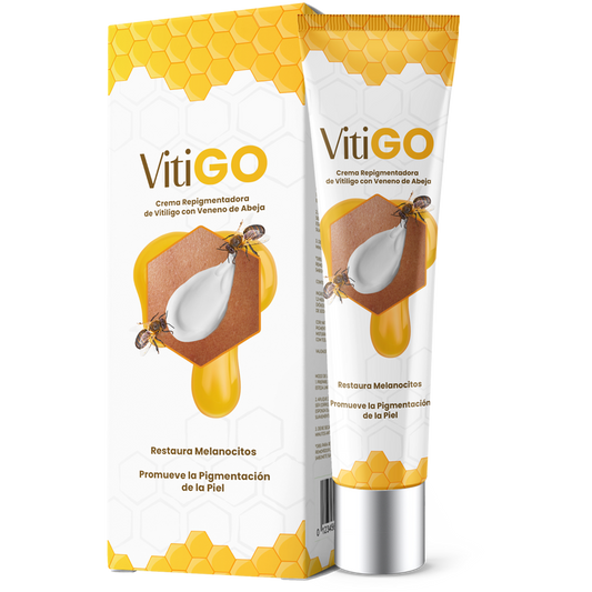 VitiGO Crema Repigmentadora de Vitiligo con Veneno de Abeja